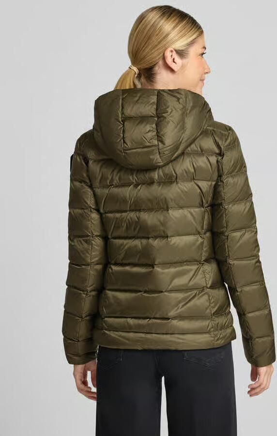 Blauer USA Donsjack in stiksels met logodetail model 'Charme' - Foto 3