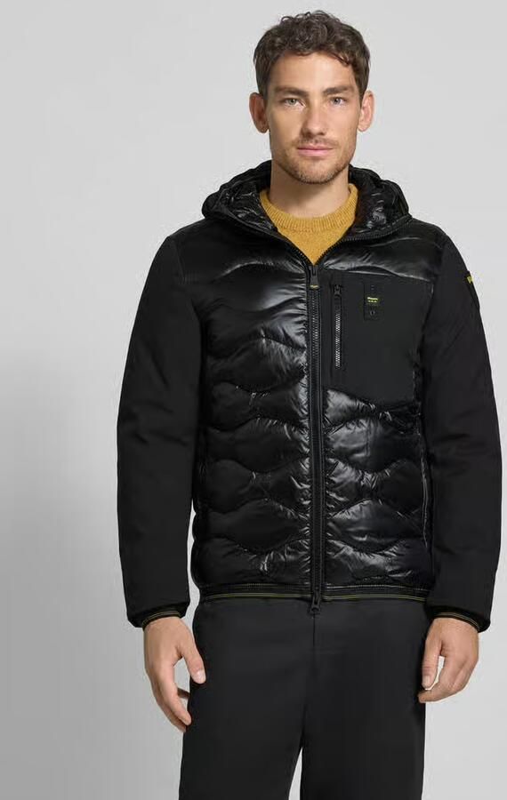 Blauer Usa Donsjack met labelpatch model 'ALBERT' - Foto 2
