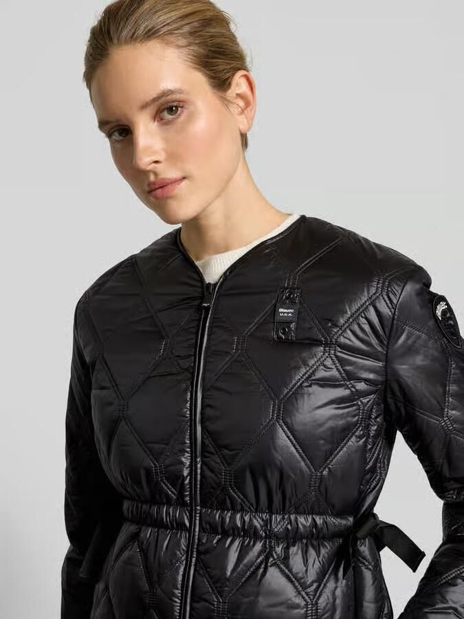 Blauer USA Gewatteerd jack met labelbadge model 'TAFT'