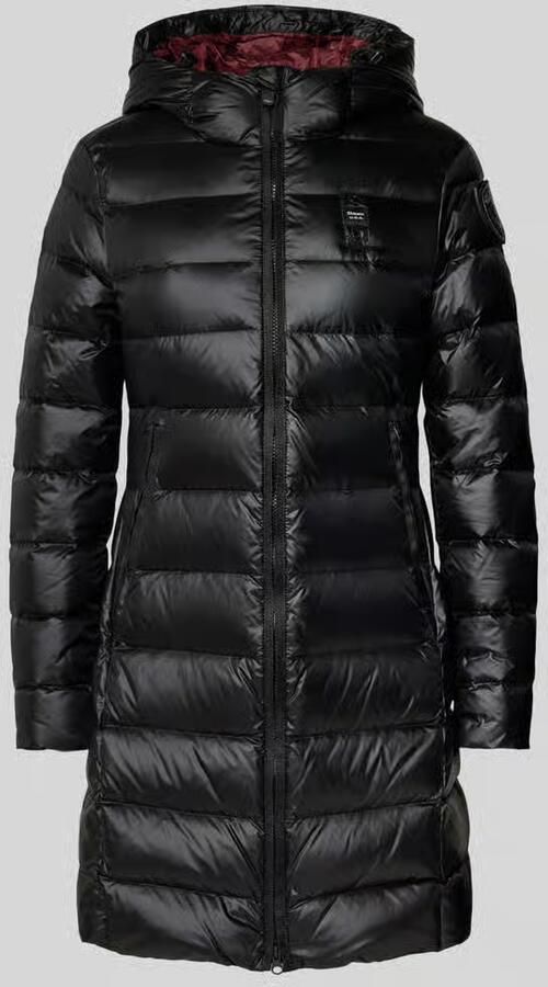 Blauer Lange waterdichte trenchjassen Black Dames - Foto 2