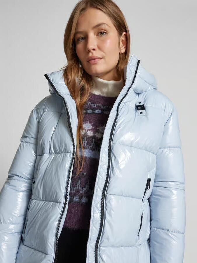 Blauer Usa Gewatteerd jack met labeldetail - Foto 2