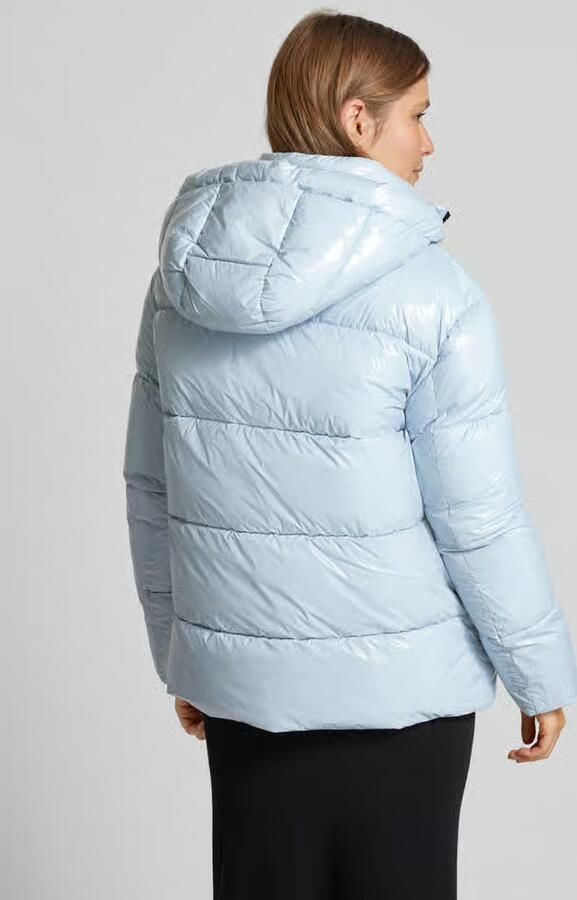 Blauer Usa Gewatteerd jack met labeldetail - Foto 4
