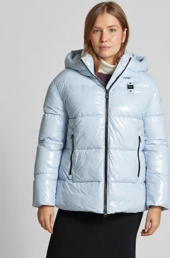 Blauer Usa Gewatteerd jack met labeldetail - Foto 2