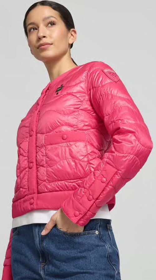 Blauer USA Gewatteerd jack met labeldetail model 'HADLEY'