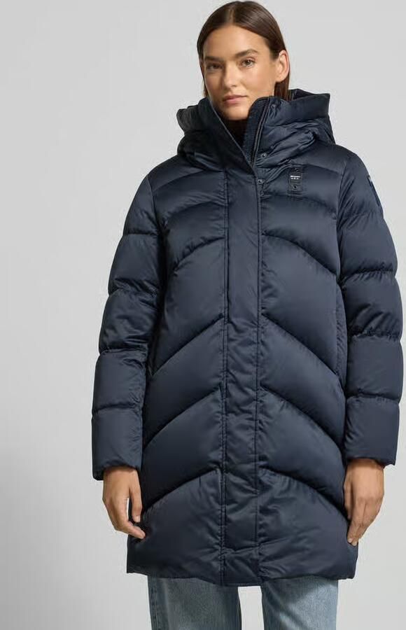 Blauer USA Gewatteerde lange jas met capuchon model 'OPERA'