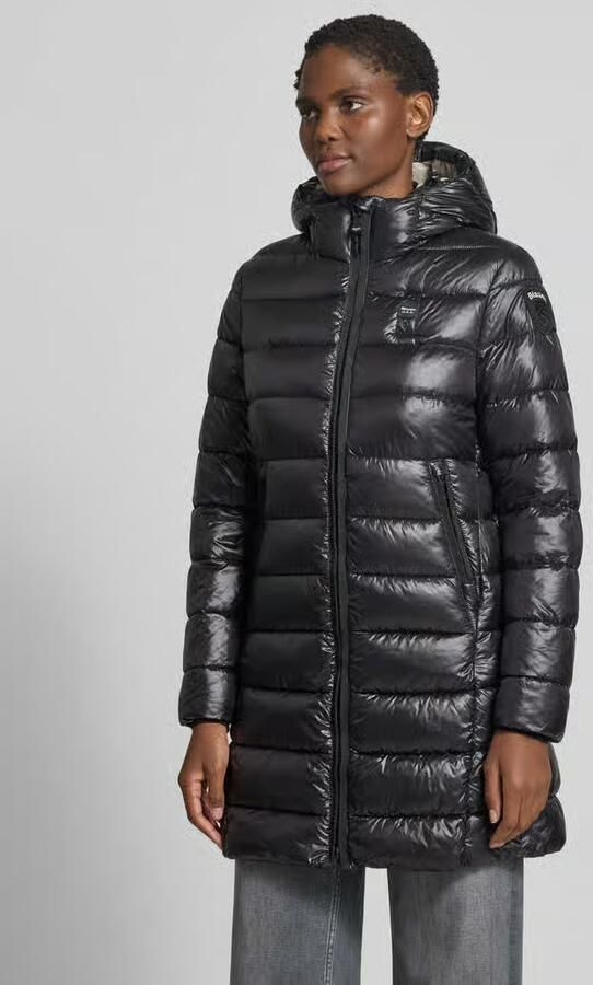 Blauer Usa Gewatteerde lange jas met Sorona -vulling model 'Adelaide' - Foto 2