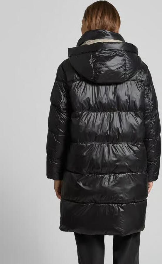 Blauer USA Gewatteerde lange jas met tweewegsritssluiting model 'ARMORY'