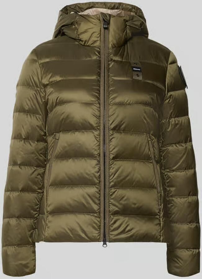 Blauer USA Donsjack in stiksels met logodetail model 'Charme'