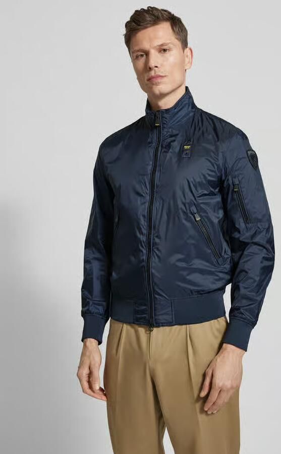 Blauer USA jack met ritszakken model 'Brahms' - Foto 3