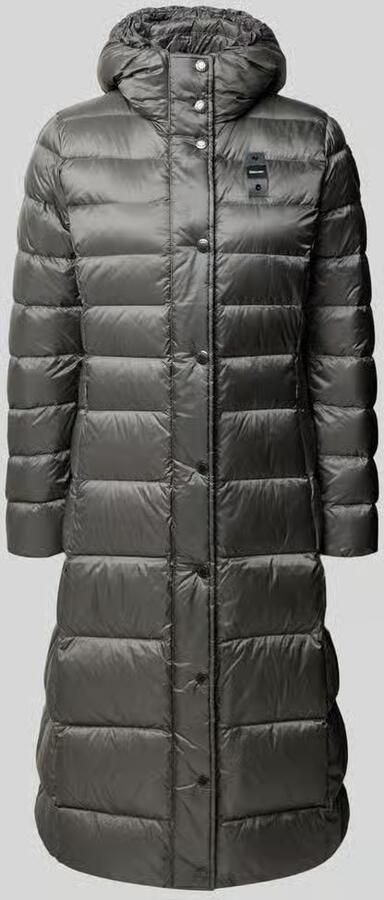 Blauer USA Lange donsjas met stiksels met logodetail model 'Anita'