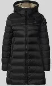 Blauer USA Lange jas in stiksels model 'Agnes'