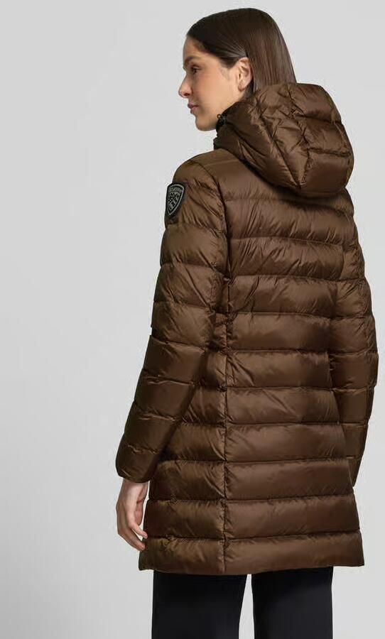 Blauer USA Lange jas in stiksels model 'Agnes' - Foto 3
