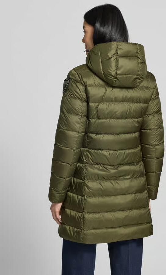Blauer USA Lange jas in stiksels model 'Agnes' - Foto 2