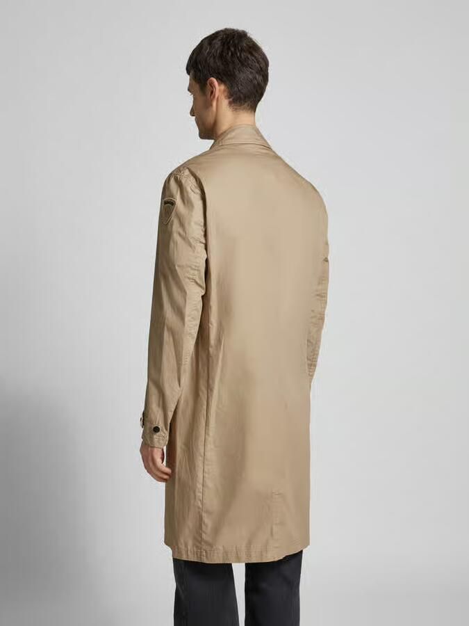 Blauer USA Parkamantel met labelbadge model 'HUDSON' - Foto 3