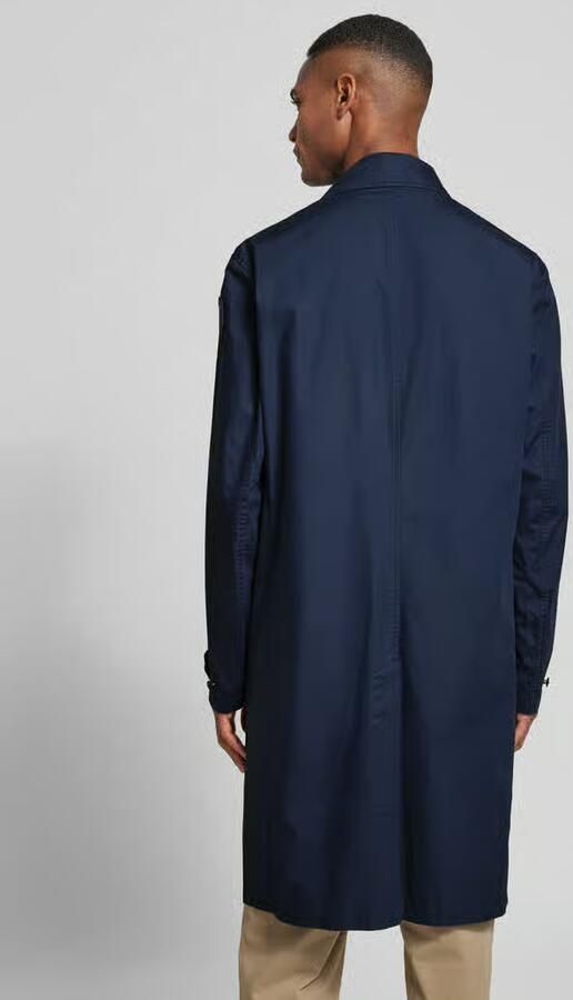 Blauer USA Parkamantel met labelbadge model 'HUDSON' - Foto 3