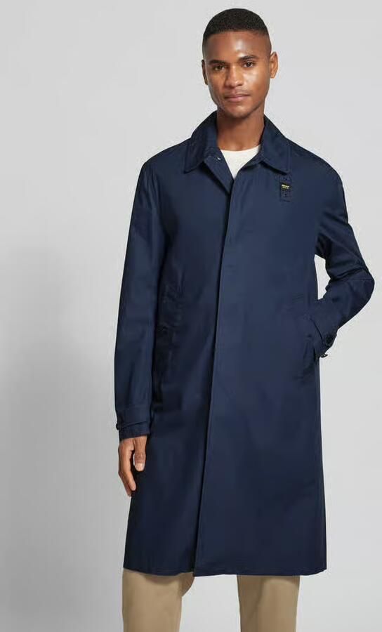 Blauer USA Parkamantel met labelbadge model 'HUDSON' - Foto 2