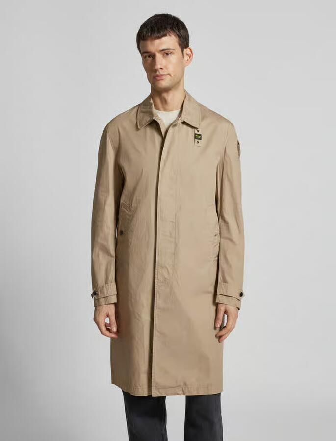 Blauer USA Parkamantel met labelbadge model 'HUDSON' - Foto 2
