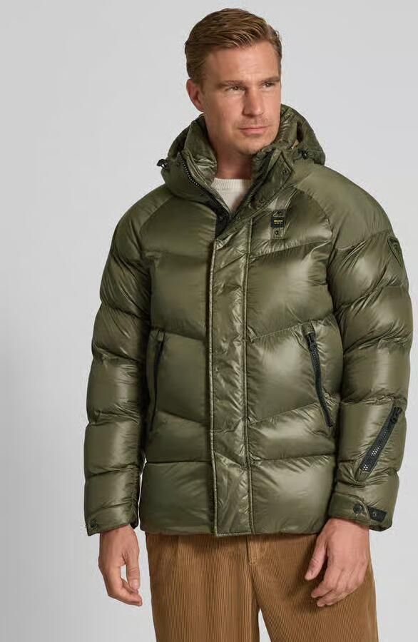 Blauer Usa Gewatteerd jack met labelpatch model 'CROWN - Foto 3