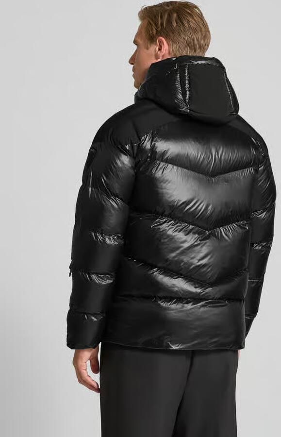 Blauer USA Puffer jacket met labelpatch model 'CROWN'