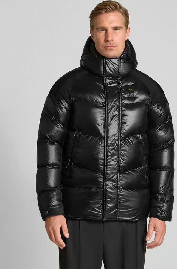 Blauer USA Puffer jacket met labelpatch model 'CROWN' - Foto 2