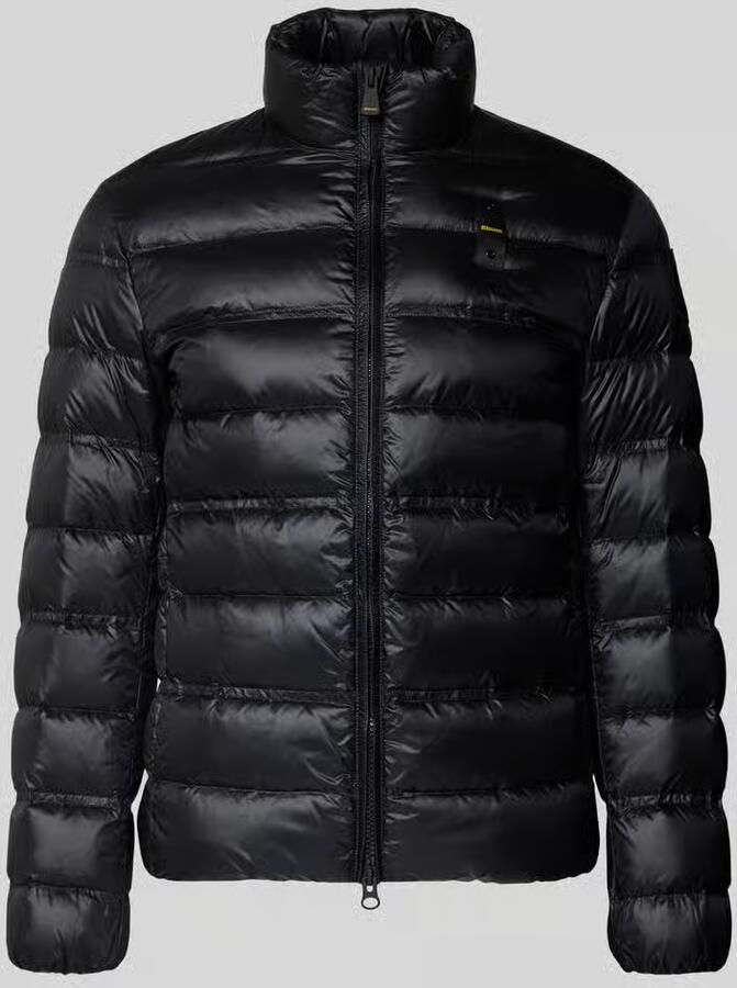 Blauer USA regular fit doorgestikte jas met opstaande kraag model 'BELMONT'