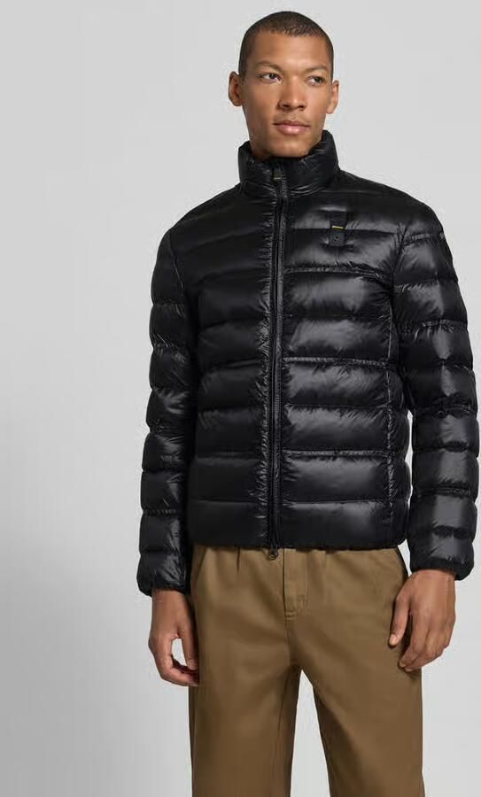 Blauer USA regular fit doorgestikte jas met opstaande kraag model 'BELMONT' - Foto 3