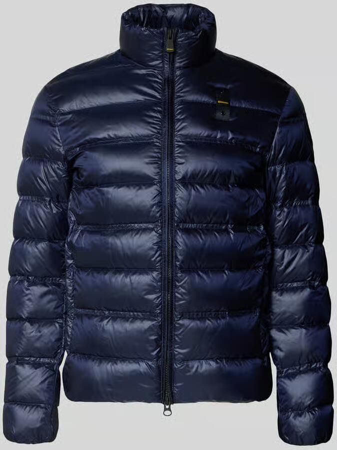Blauer USA regular fit doorgestikte jas met opstaande kraag model 'BELMONT'