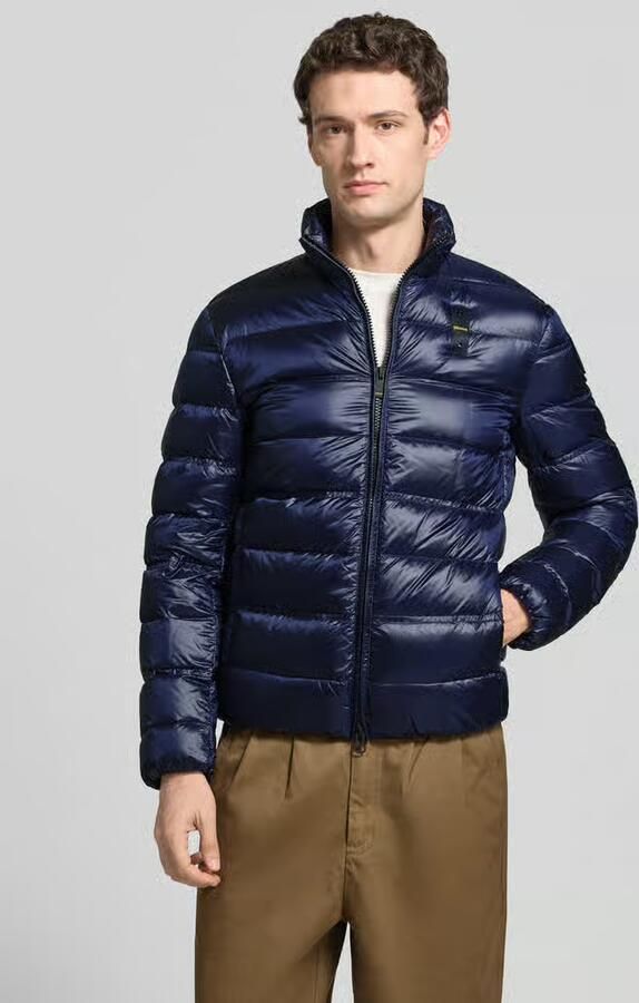 Blauer USA regular fit doorgestikte jas met opstaande kraag model 'BELMONT' - Foto 2