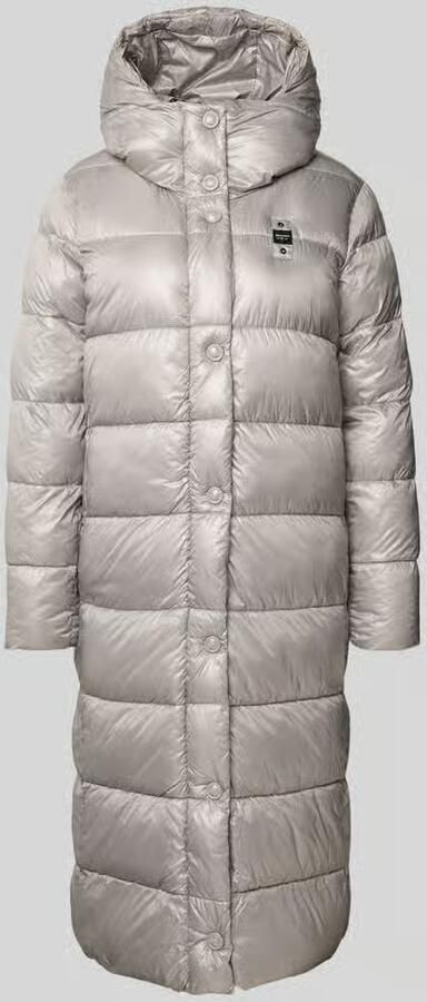 Blauer Usa Regular fit gewatteerde lange jas met labeldetail model 'BELLEVUE' - Foto 2