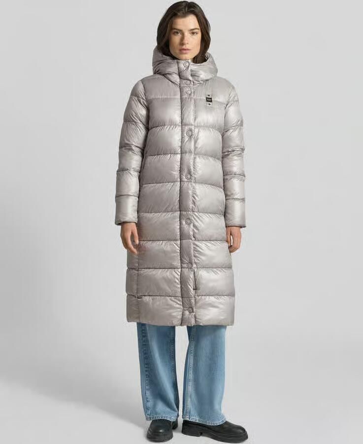 Blauer USA Regular fit gewatteerde mantel met labeldetail model 'BELLEVUE' - Foto 2