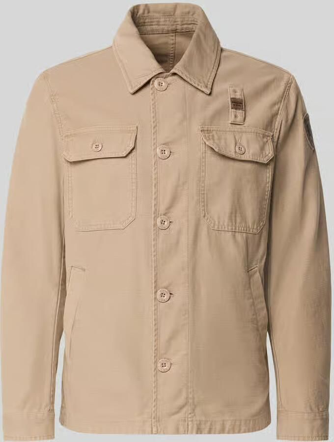 Blauer USA regular fit hemdjack met borstzakken model 'Goodale' - Foto 2