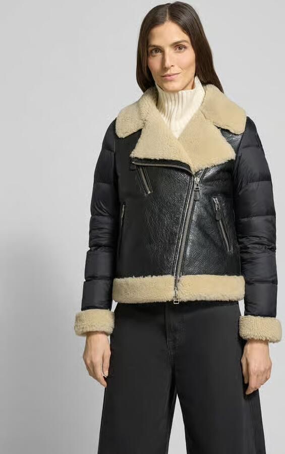 Blauer USA Regular fit jack van echt leer model 'Candor' - Foto 2