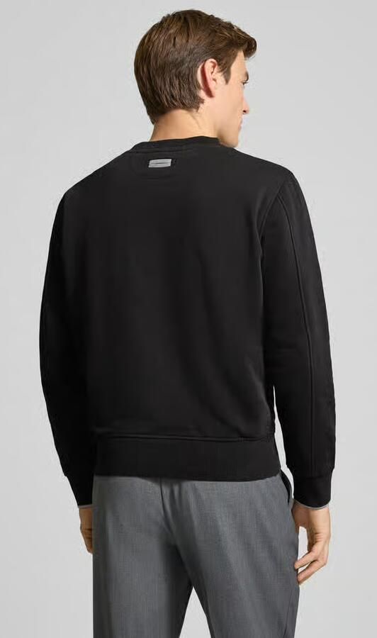 Blauer Usa Sweatshirt met labelprint model 'Crosby'