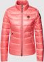 Blauer Glanzende Nylon Ella Dames Gewatteerde Jas Pink Dames - Thumbnail 2