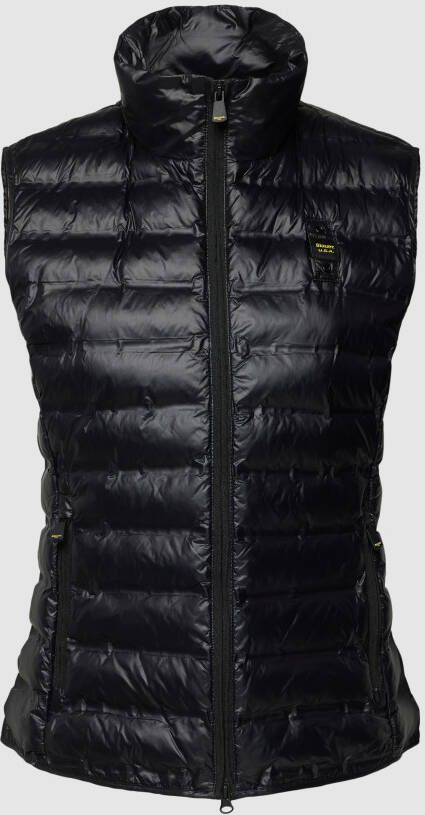 Blauer Usa Gilet met labeldetails
