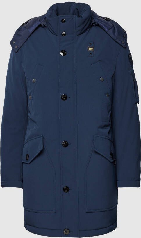 Blauer Usa Parka met afneembare capuchon