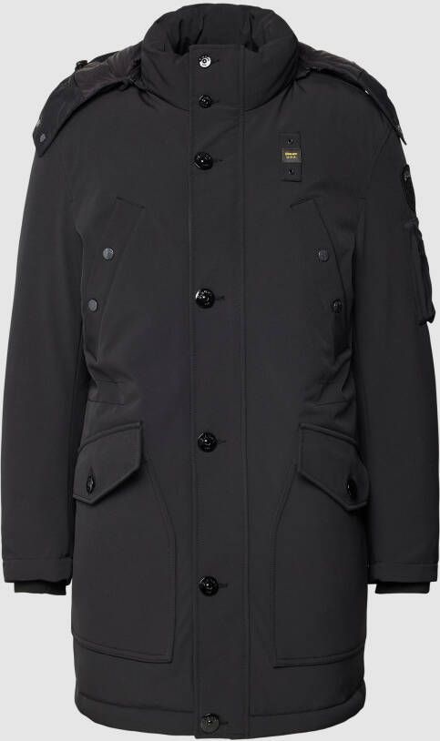 Blauer Usa Parka met afneembare capuchon