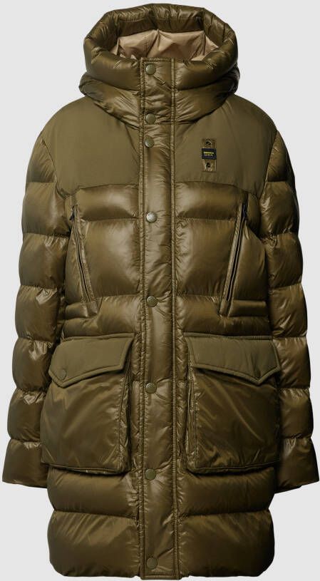 Blauer Usa Parka met capuchon
