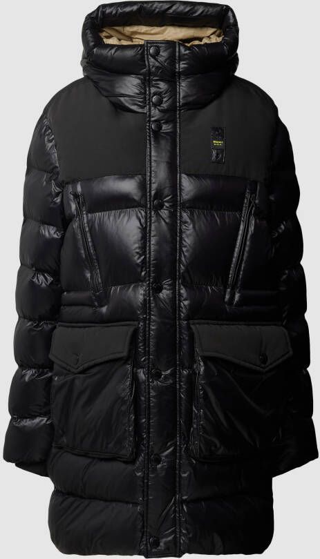 Blauer Usa Parka met capuchon