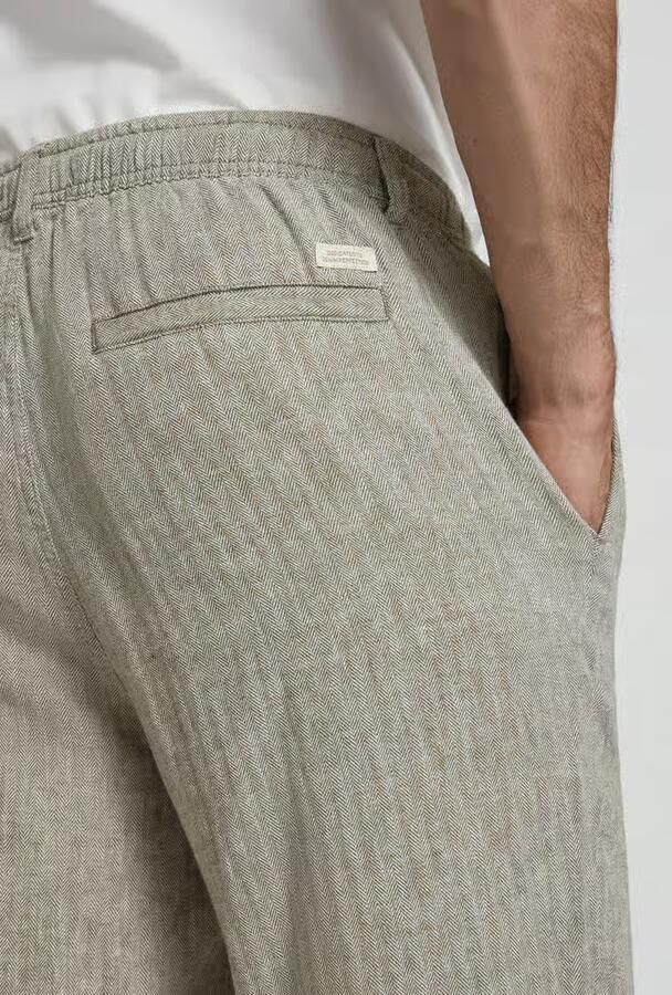Blend Broek van linnen-katoenmengsel model 'MAXIM'