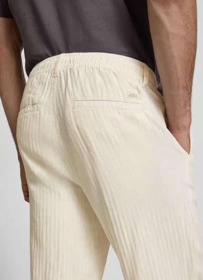 Blend Broek van linnen-katoenmengsel model 'MAXIM'