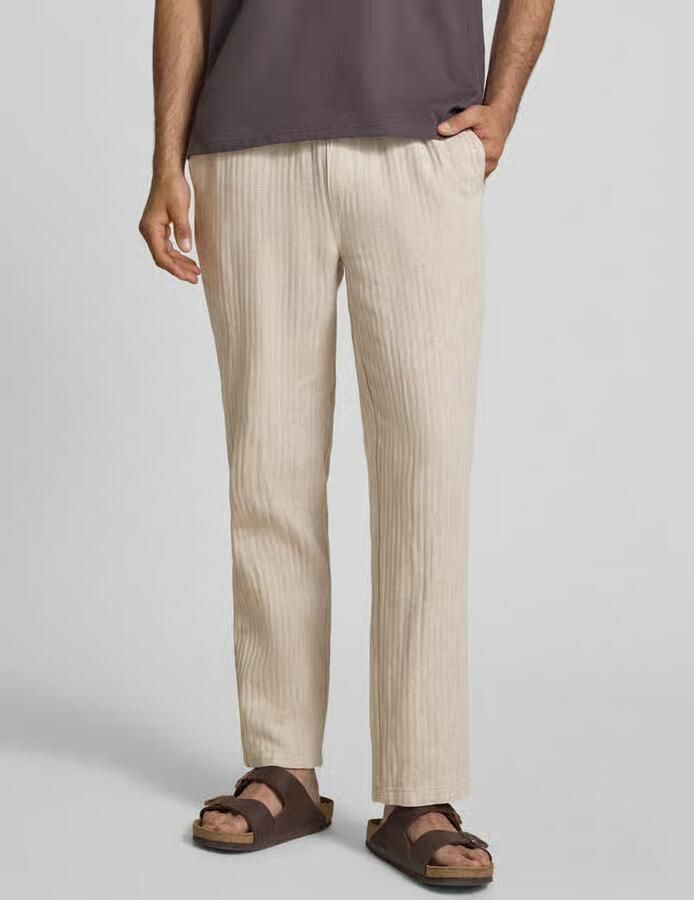 Blend Broek van linnen-katoenmengsel model 'MAXIM' - Foto 3