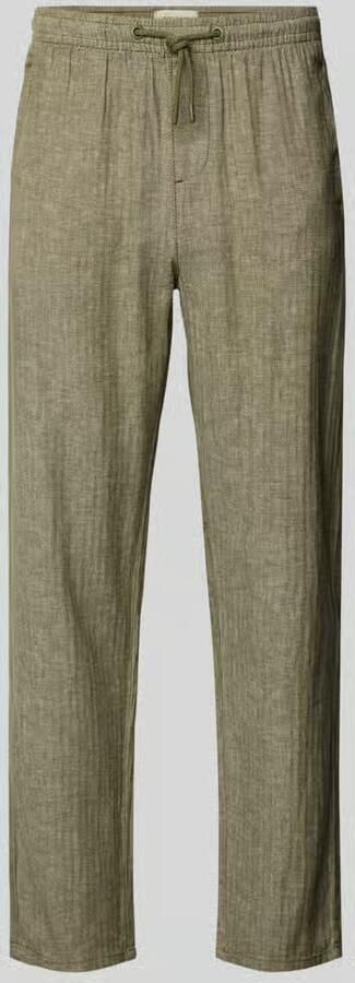 Blend Broek van mix van katoen en linnen model 'MARCO' - Foto 2