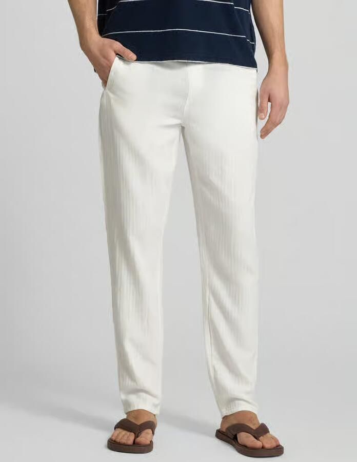 Blend Broek van mix van katoen en linnen model 'MARCO' - Foto 2