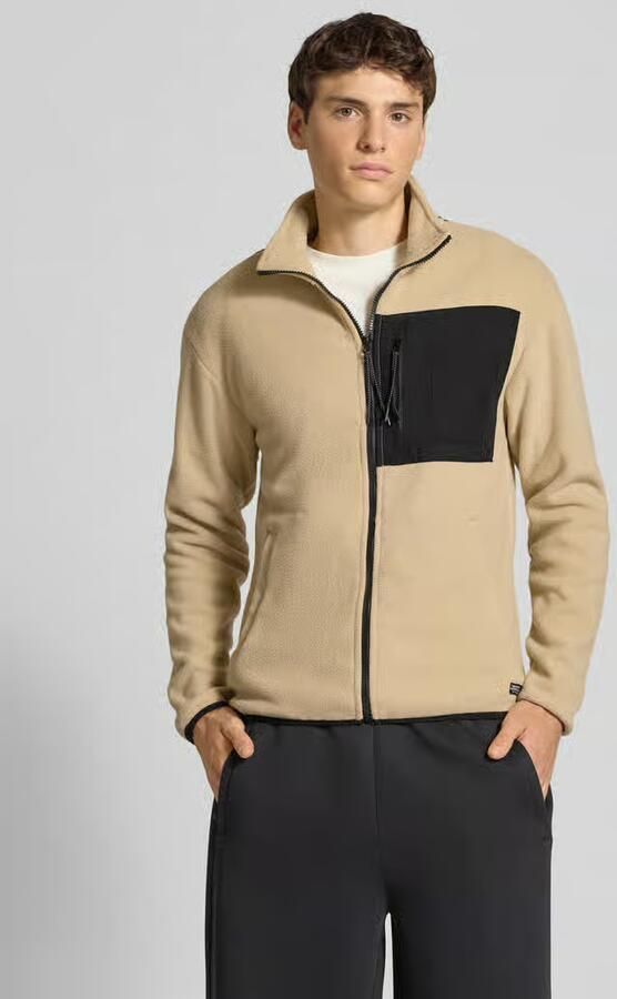 Blend Fleece Jas Machinewasbaar Fijne Was Beige Heren - Foto 2