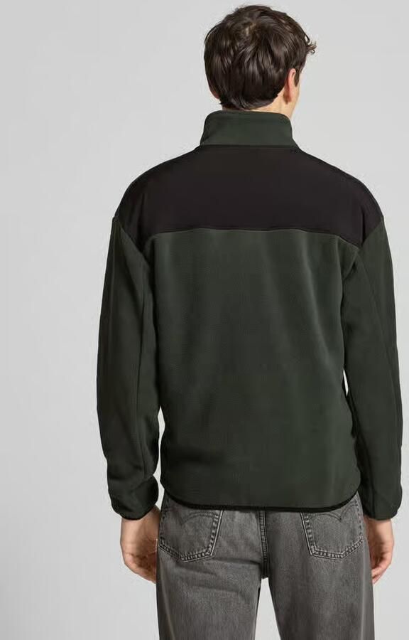 Blend Fleecejack met opstaande kraag