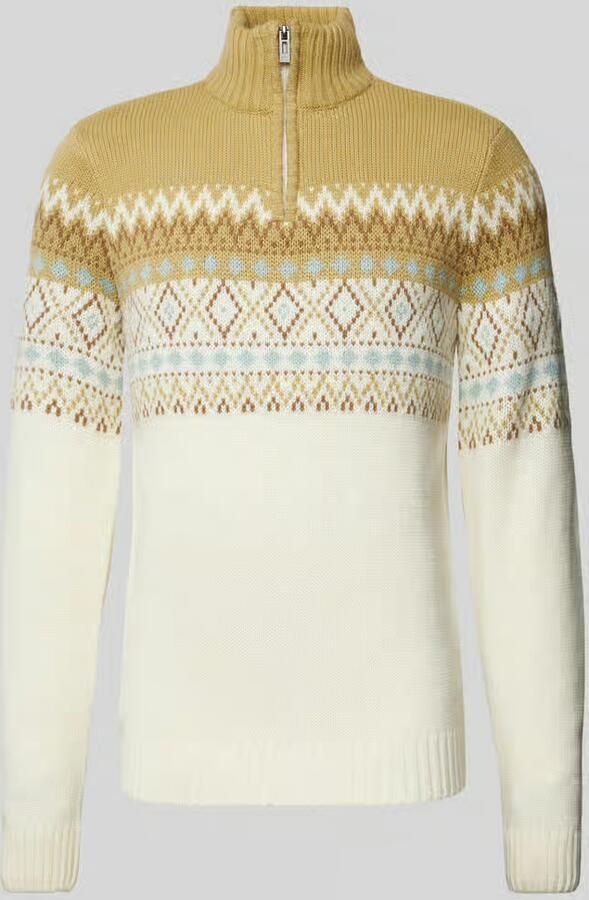Blend Gebreide pullover met opstaande kraag - Foto 2
