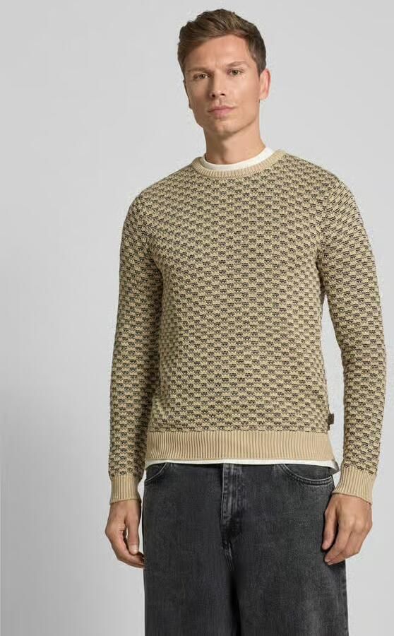 Blend Gebreide pullover met ribboorden model 'BALEN' - Foto 2