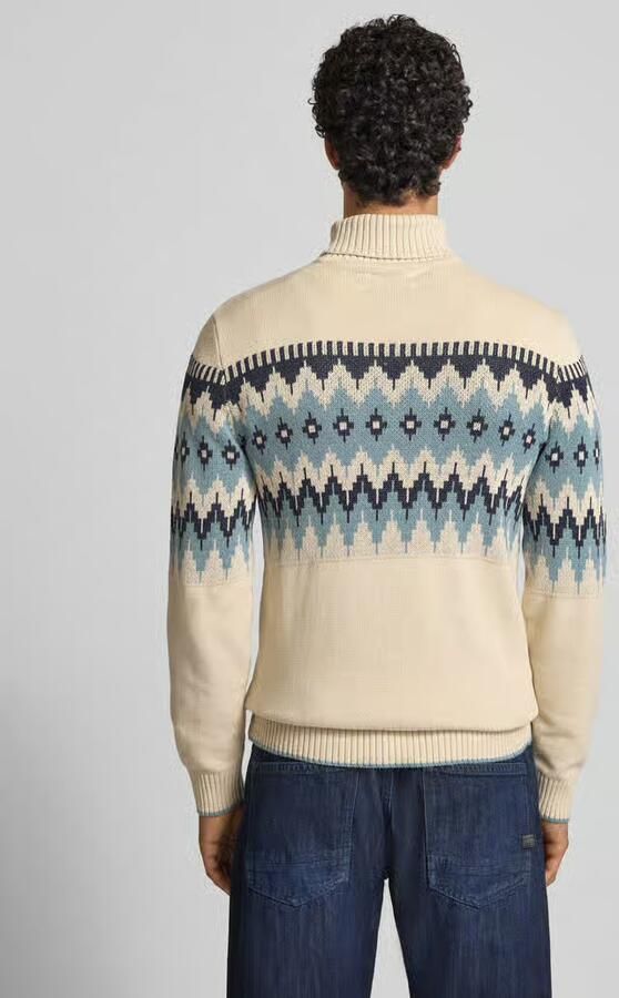 Blend Gebreide pullover met ribboorden model 'BENJI'