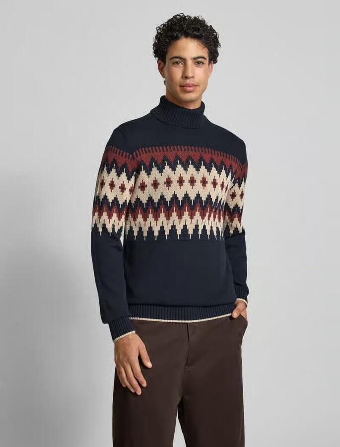 Blend Gebreide pullover met ribboorden model 'BENJI' - Foto 2